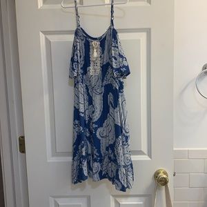 paisley print dress
